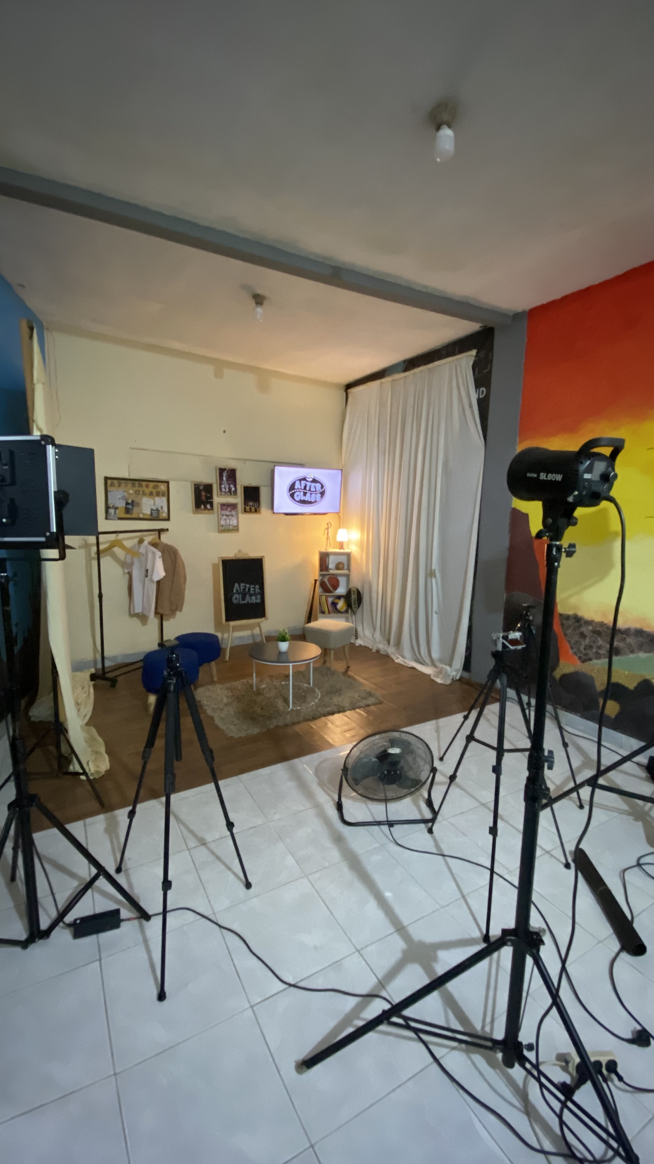 Set talkshow Afterclass