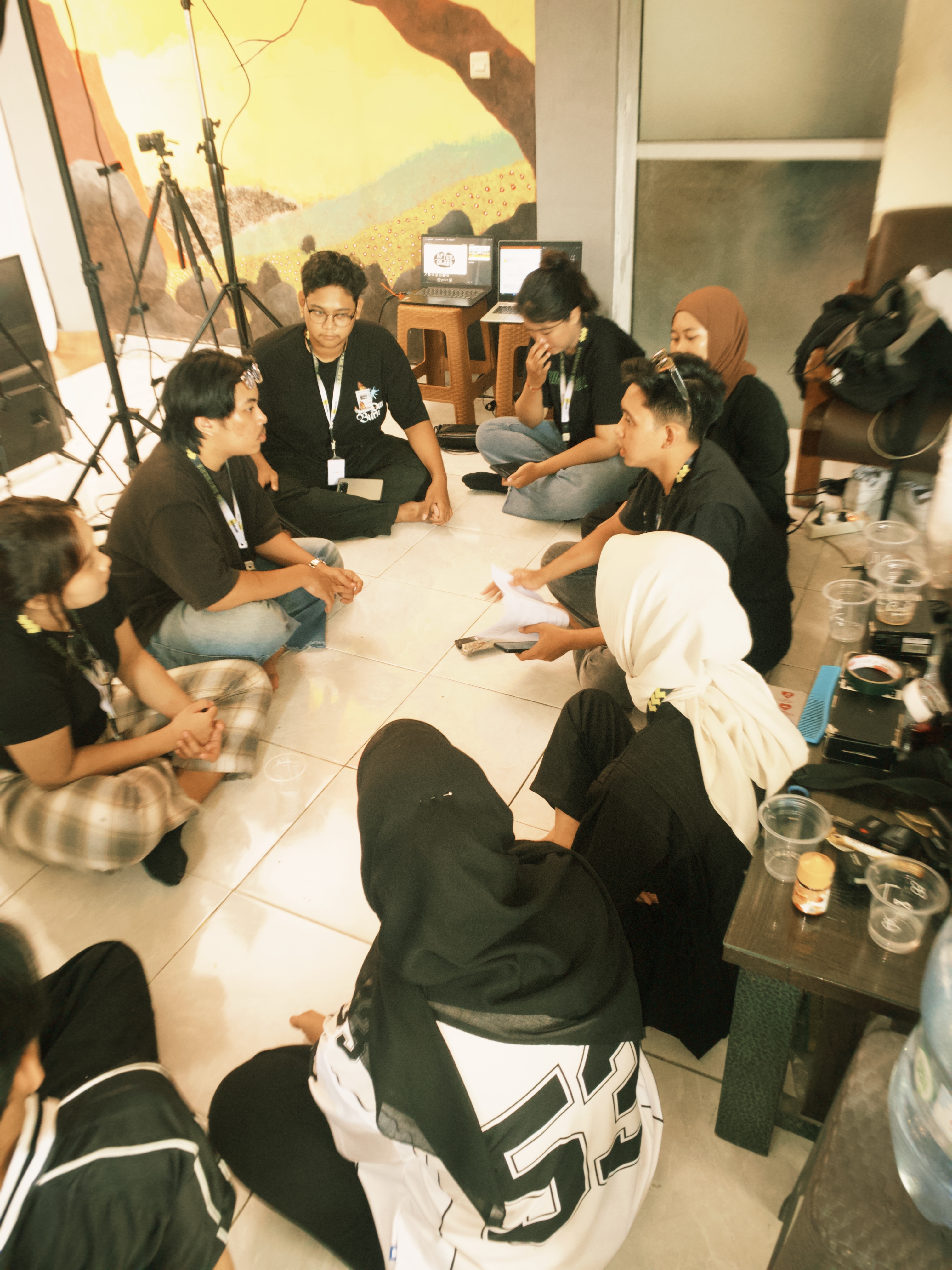 Briefing sebelum shooting